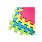 Pěnová podložka Puzzle 60x60x1 cm sada 4ks SPRINGOS PM0001 multicolor