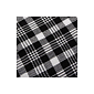 Pikniková deka 200x200 cm, čierno-biela SPRINGOS RETRO