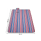Pikniková deka 200x150 cm, vodeodolná, modro-červená SPRINGOS VICTORY