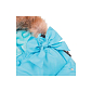 Zimní fusak s kožíškem 4v1 SPRINGOS PRESTIGE světle modrý