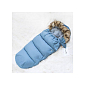Zimný fusak s kožúškom 4v1 SPRINGOS PRESTIGE modrý