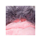 Zimný fusak s kožúškom 4v1 SPRINGOS FLUFFY ružový