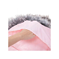 Zimný fusak s kožúškom 4v1 SPRINGOS MAXI ružový