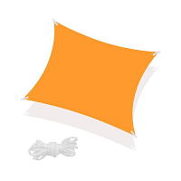 Stínící sluneční plachta 3x3 m, oranžová SPRINGOS ATRIUM