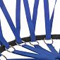 Závěsné houpací křeslo 80 cm, modro-černé SPRINGOS FUTURA