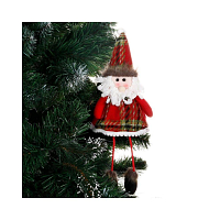 Santa Claus s dlouhýma nohama 40 cm