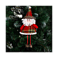 Santa Claus s dlouhýma nohama 40 cm