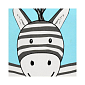 Úložný kôš 80l, zebra SPRINGOS HA0109