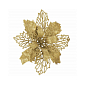 Vianočná hviezda s tŕňom 14x16 cm, zlatá
