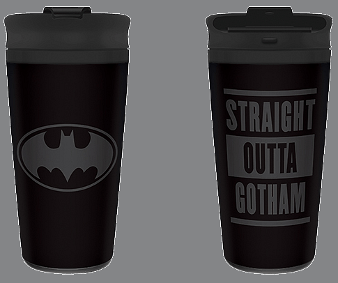 Hrnek cestovní Batman (Straight outta Gotham), 450 ml