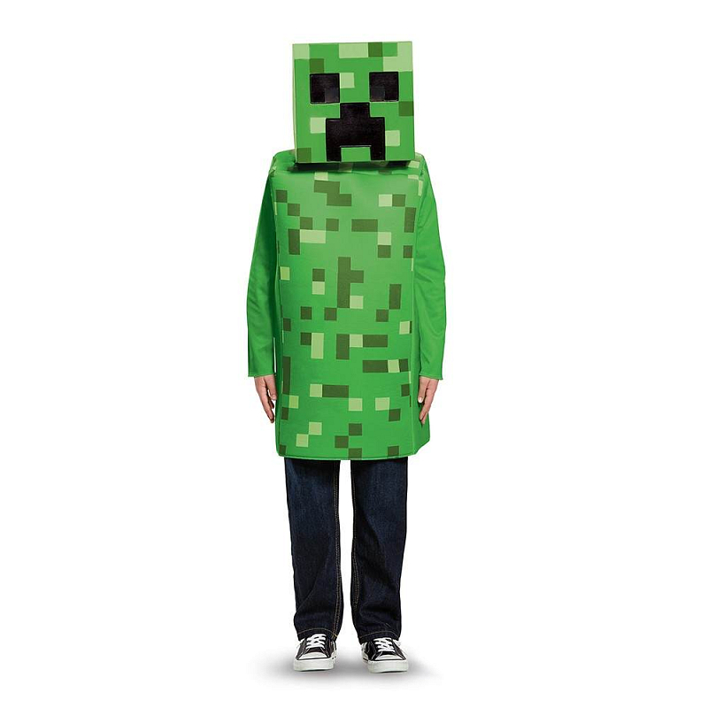 Minecraft - Creeper kostým, 10-12 let