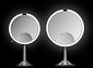 Kosmetické zrcátko Simplehuman Sensor Trio Max, Dual LED osvětlení, 1x/5x/10, síťové