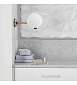 Kosmetické zrcátko Simplehuman na zeď, Sensor, LED osvětlení, 5x, síťové, rose gold ocel