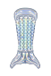 43413 Nafukovací lehátko Mořská panna 193 x 101 cm, perleťová