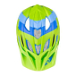 Hero dětská cyklistická helma modrá-zelená