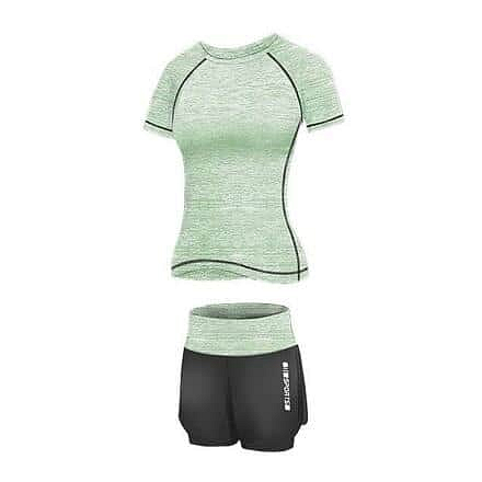 Runner Short 2W fitness set zelená Velikost oblečení: XL