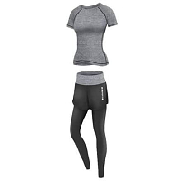 Runner Long 2W fitness set šedá