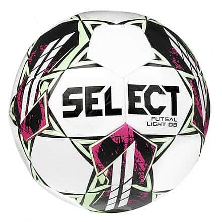 FB Futsal Light DB futsalový míč bílá-zelená Velikost míče: č. 4