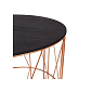 Konferenční stolek 40x45 cm, měděný SPRINGOS RINO