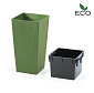 # Květináč URBI SQUARE ECO zelený 26,5cm