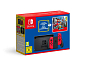 Nintendo Switch(Red)+Super Mario Odyssey DL bundle