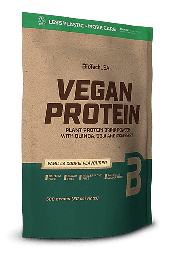 BioTech Vegan Protein 500 g vanilla cookie