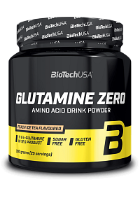 BioTech Glutamine Zero 300 g peach ice tea