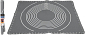 EXCELLENT Vál pečící silikonový 50 x 40 cm šedá KO-170481250seda