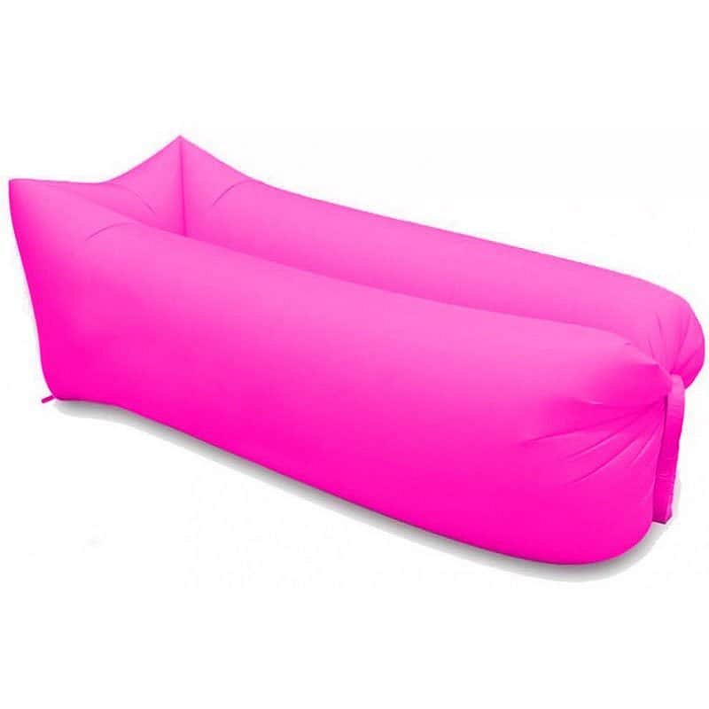 Nafukovací vak Sedco Sofair Pillow LAZY černý - Růžová