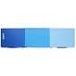 Žíněnka skládací třídílná LiveUp LS3254 180x60x4,5 cm - modrá
