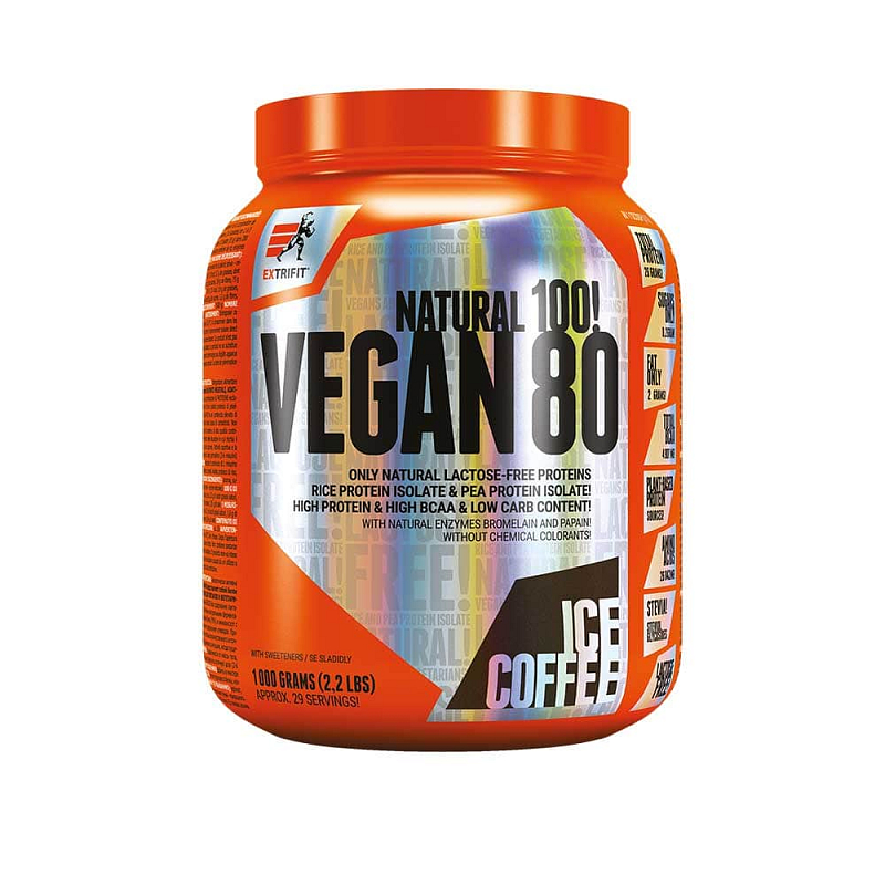 Extrifit Vegan 80 1000 g ice coffee