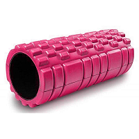 Masážní VÁLEC YOGA FOAM ROLLER Sedco 33x14 cm - růžová