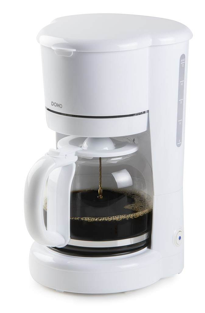 Překapávač na kávu - bílý - DOMO DO730K, Objem: 1,5 l