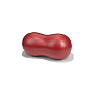 Gymnastický míč peanut 90x45 cm - Červená