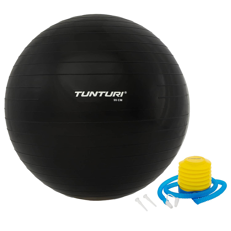 Gymnastický míč TUNTURI 65 cm černý