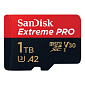 Paměťová karta Sandisk Extreme Pro microSDXC 1 TB 170 MB/s A2 C10 V30 UHS-I U3, adaptér