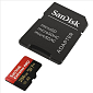 Paměťová karta Sandisk Extreme Pro microSDXC 256 GB  170 MB/s A2 C10 V30 UHS-I U3, adaptér