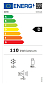 Lednice s mrazákem uvnitř - černá - DOMO DO91124, Objem chladničky: 95 l *, Objem mrazáku: 13 l *, Třída: D