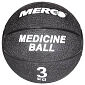 Black gumový medicinální míč