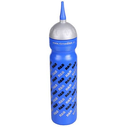 sportovní láhev logo R & B s hubicí modrá Objem: 1000 ml
