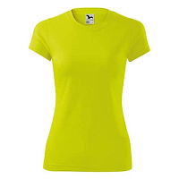 Fantasy dámské triko žlutá neon