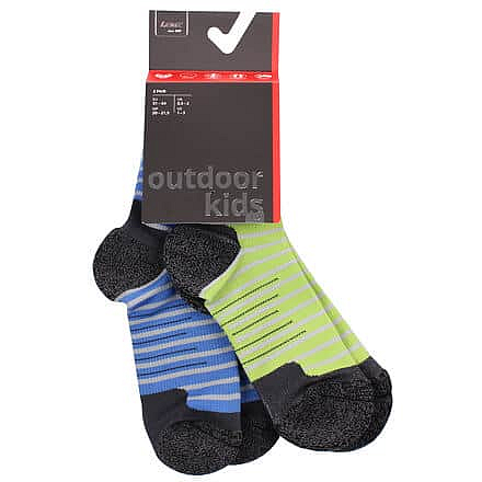 Outdoor Kids 1.0 dětské ponožky modrá-zelená Velikost (obuv): EU 23-26