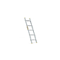 Hliníkový rebrík 1x5 priečok jednodielny DRABEST DP-5 PRO