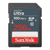 Paměťová karta Sandisk Ultra 256GB SDXC Memory Card 100MB/s