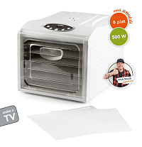 Sušička ovoce - digitální - DOMO DO353VD, Příkon: 500 W, 6 plat, digitální, časovač, regulace teploty