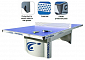 Stůl na stolní tenis CORNILLEAU Pro 510 outdoor modrý