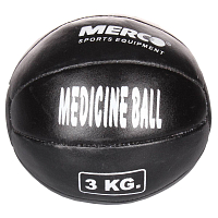 Black Leather kožený medicinální míč 1 kg