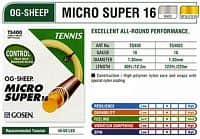OG Sheep Micro Super 16 tenisový výplet  220m