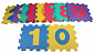 pěnové puzzle Čísla kód 9407-F, pro děti od 10 měsíců