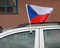 vlajka na okno auta Česká republika